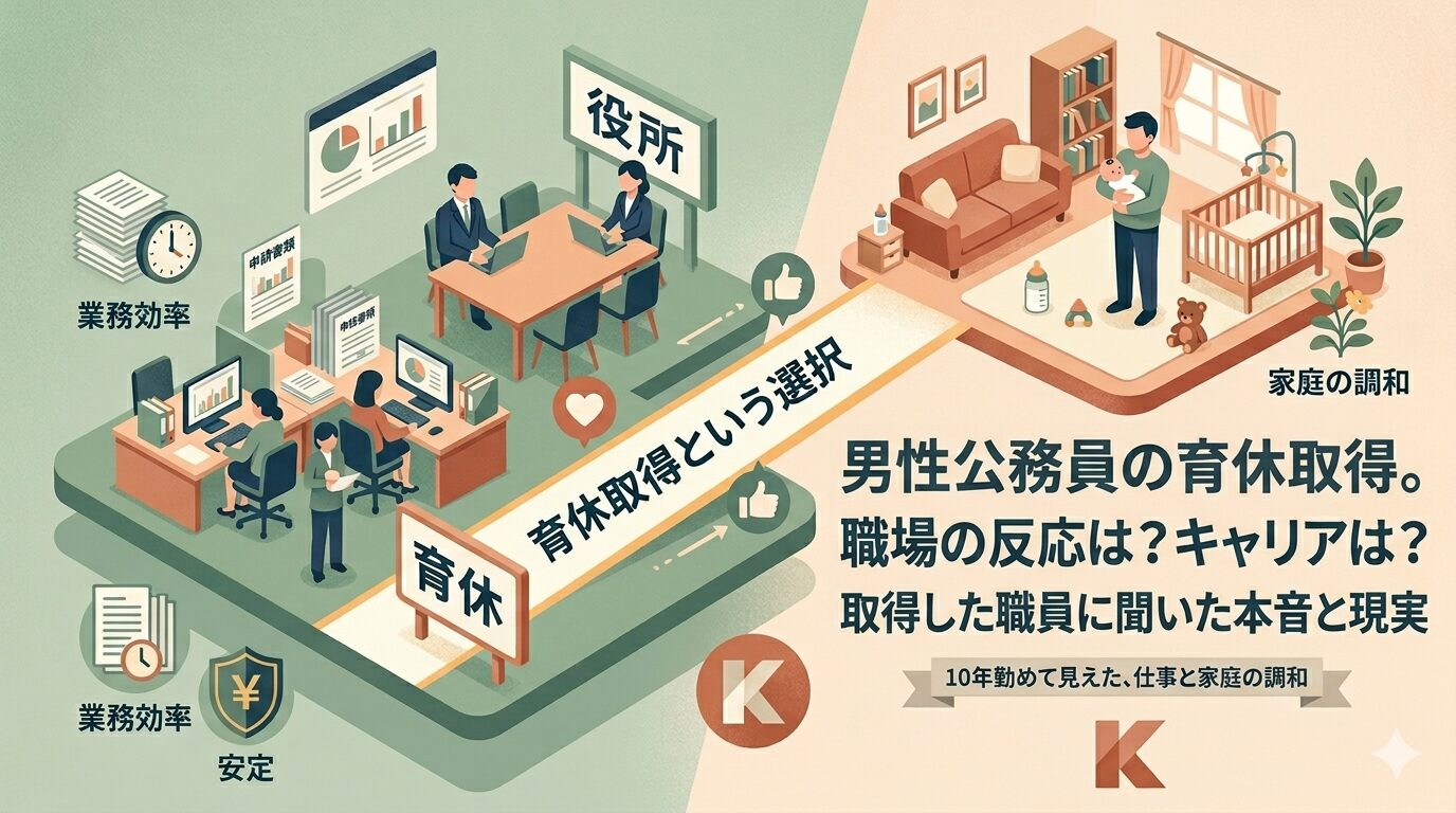 男性公務員の育休取得。職場の反応は？キャリアは？取得した職員に聞いた本音と現実