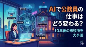 AIで公務員の仕事はどう変わる？10年後の市役所を大予測