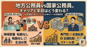 地方公務員vs国家公務員。キャリアと年収はどう変わる？10年勤めて見えた「どっちが幸せ？」への究極回答