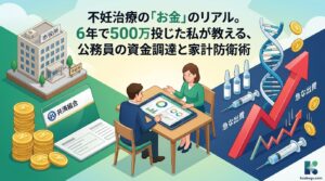不妊治療の「お金」のリアル。6年で500万投じた私が教える、公務員の資金調達と家計防衛術！